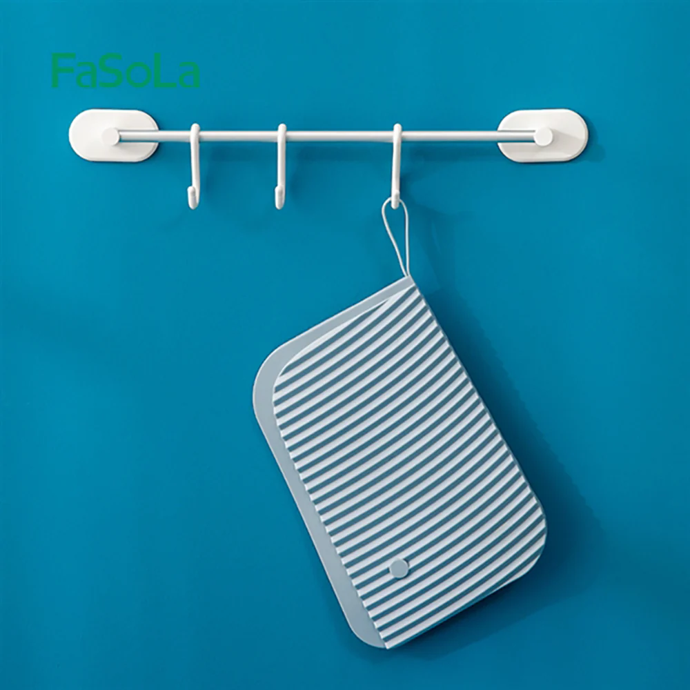 FaSoLa Mini Silicone Hanging Washboard - Blue, 30*17.5*1cm - Image 4