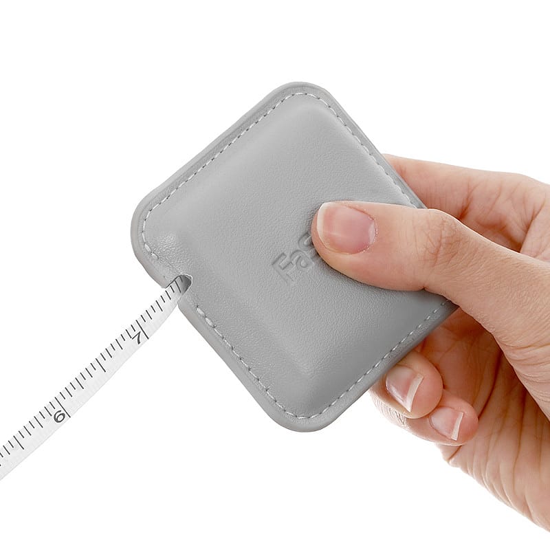 FaSoLa Minimalist Square Tape Measure - Beige, 6.9*6.9*2.1cm - Image 3