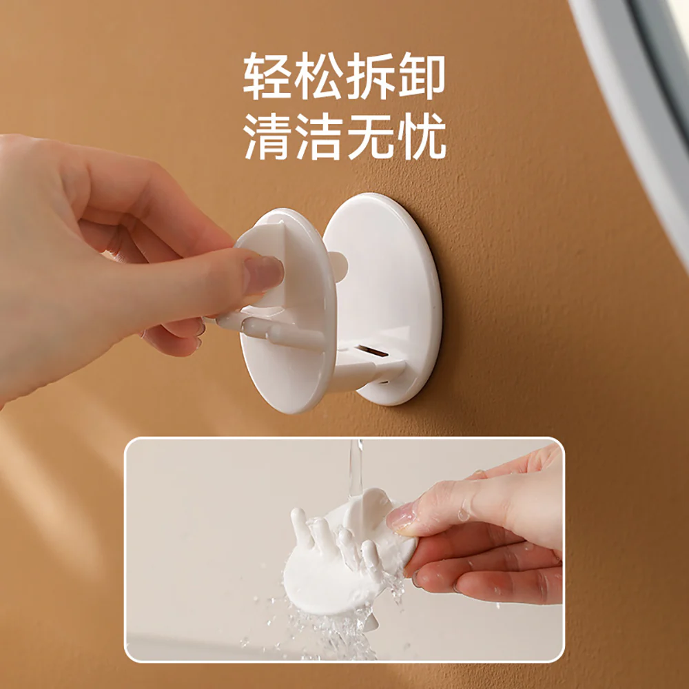 FaSoLa Minimalist Toothbrush Holder with Cup - White - Image 4