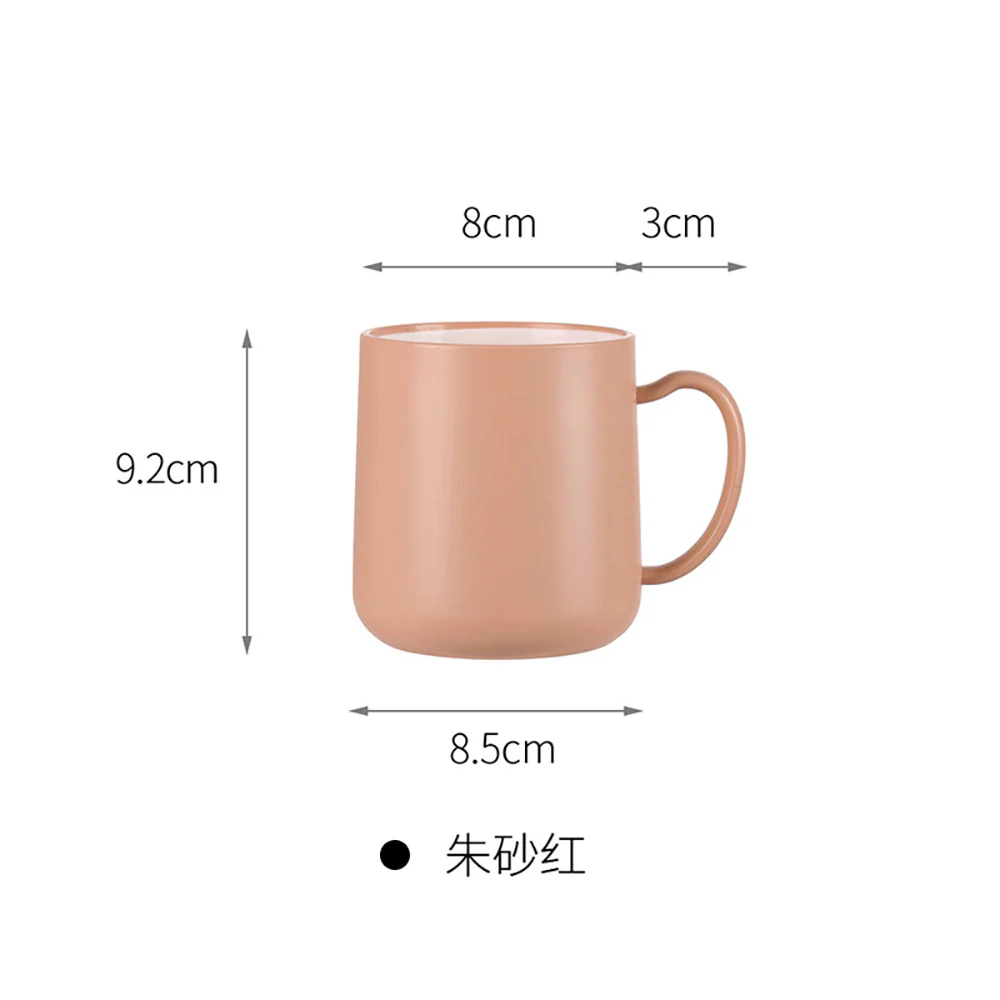 FaSoLa Morning and Evening Mug - Vermilion Red, 350ml - Image 4