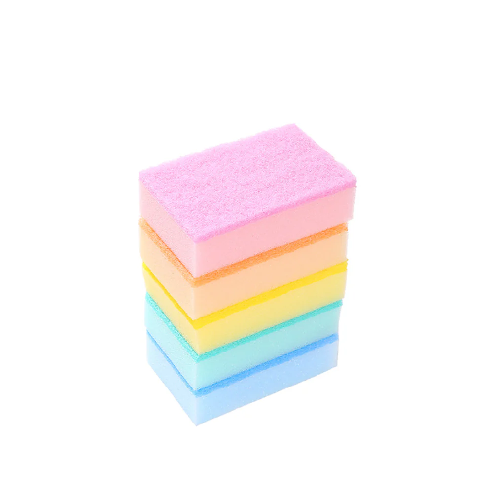 Fasola Multi-Color Sponge Scrubbers - Pack of 5 - Image 3