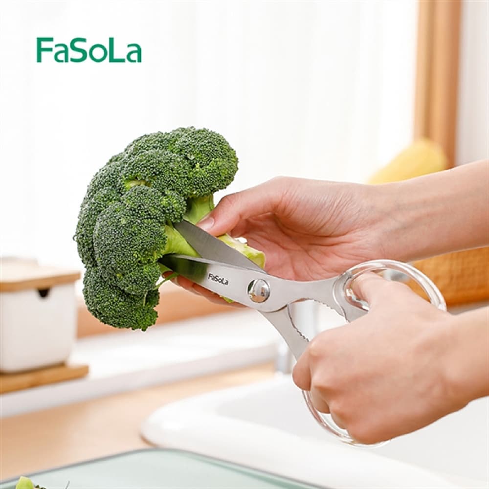 FaSoLa Multi-Functional Acrylic Kitchen Scissors - 20.5*8.5cm - Image 2
