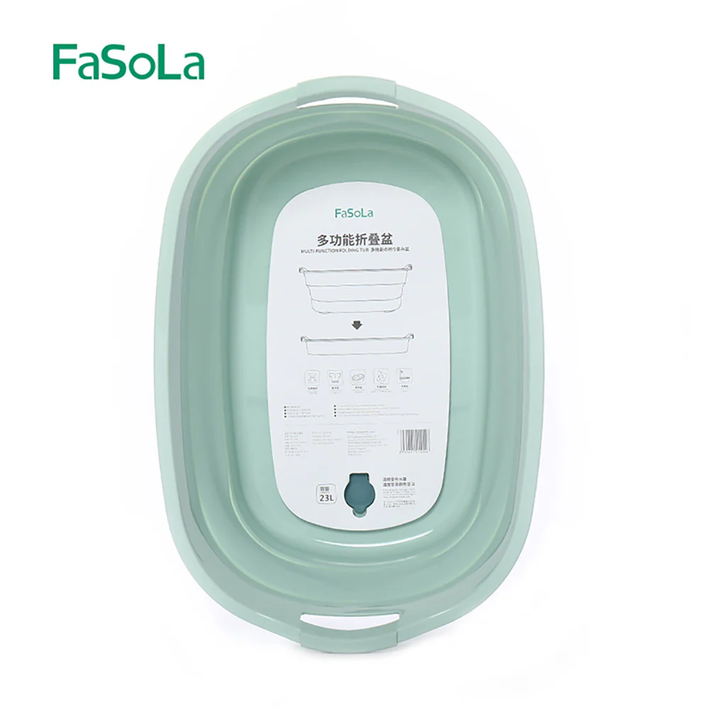 FaSoLa Multi-Functional Folding Basin - Olive Green - Image 4