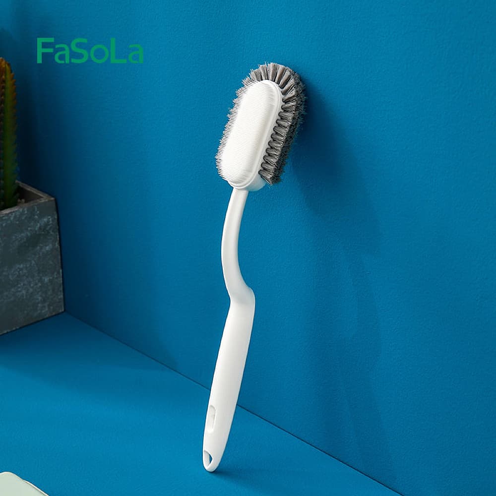 FaSoLa Multi-Functional Shoe Brush - White, 28.3*5.6cm - Image 2