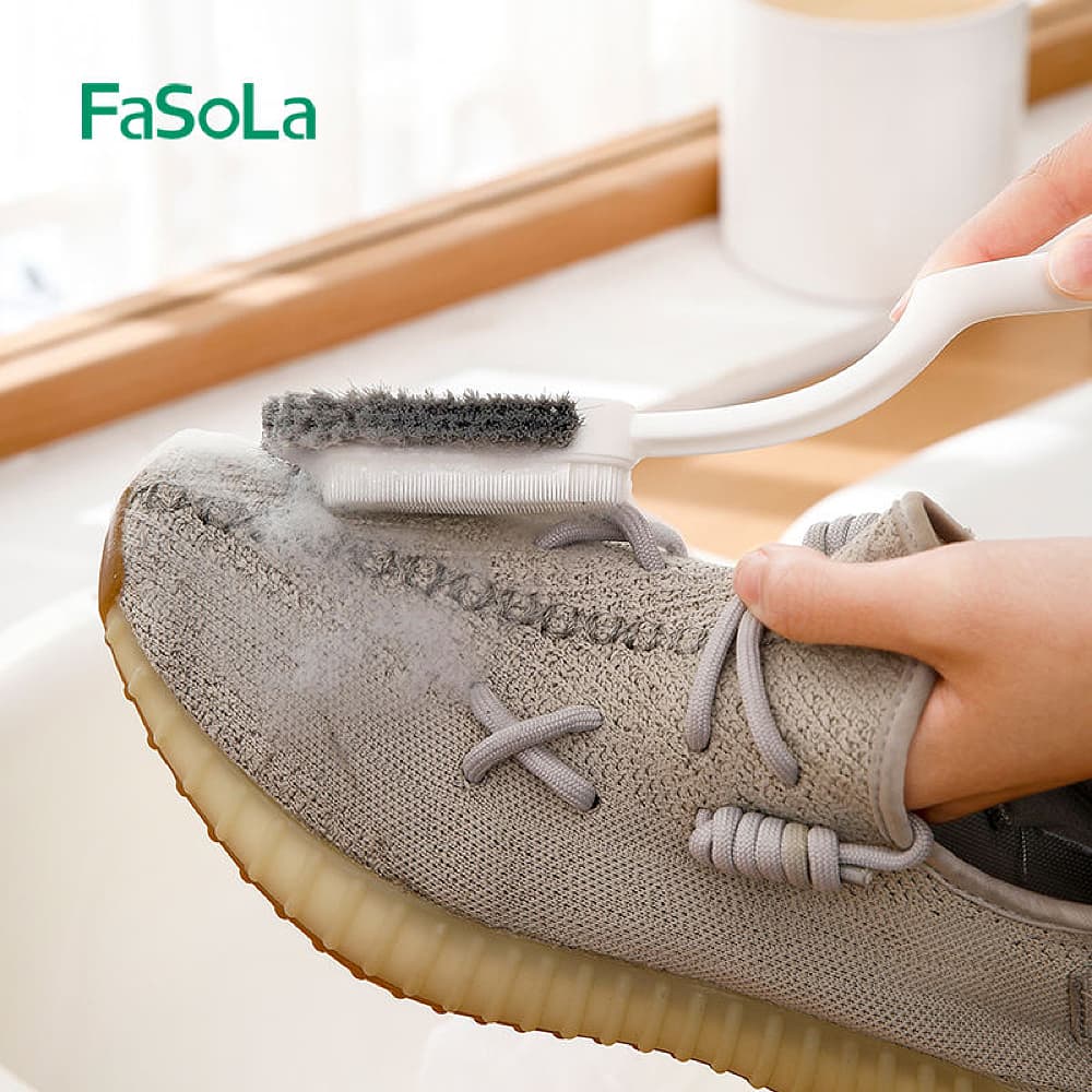 FaSoLa Multi-Functional Shoe Brush - White, 28.3*5.6cm - Image 4