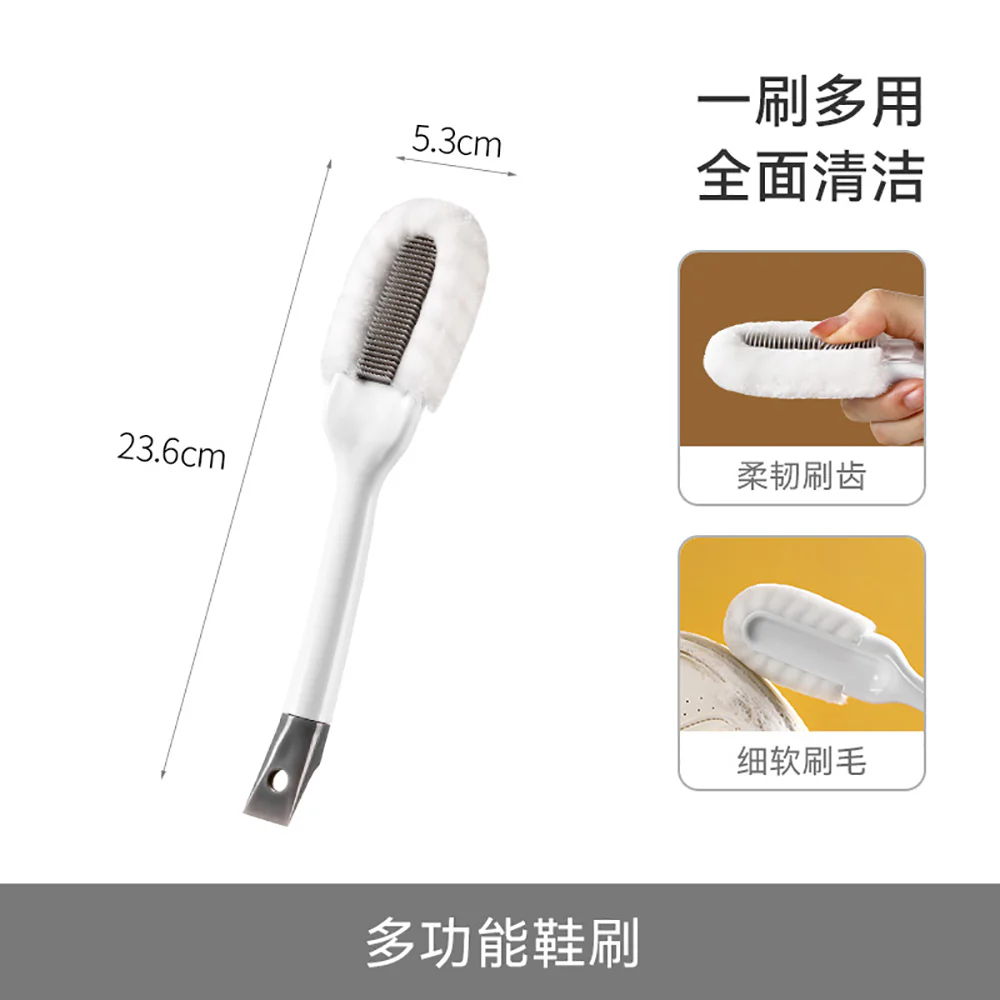 FaSoLa Multi-Functional Shoe Brush - White - Image 5