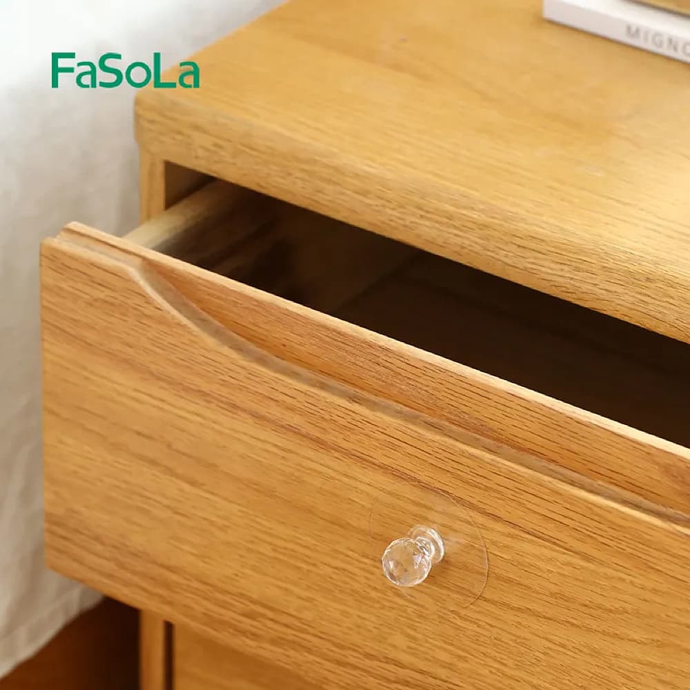 FaSoLa Multi-Functional Transparent Suction Cup Handles - 2 Pieces X2 - Image 3