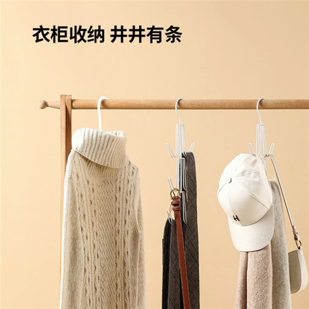 FaSoLa Multi-Hook Iron Hanger - White, 37.5*13*1.1cm - Image 2