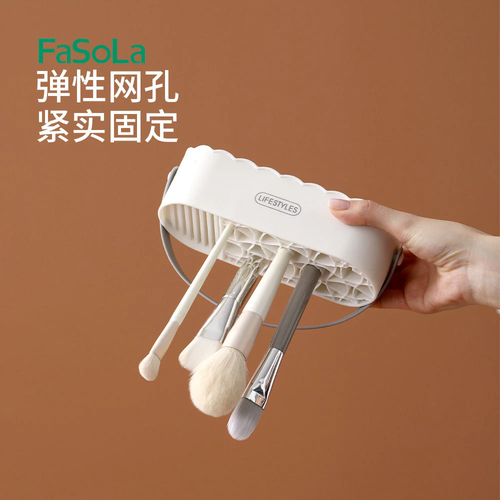 FaSoLa Multifunctional Brush Cleaning Box - White - Image 4