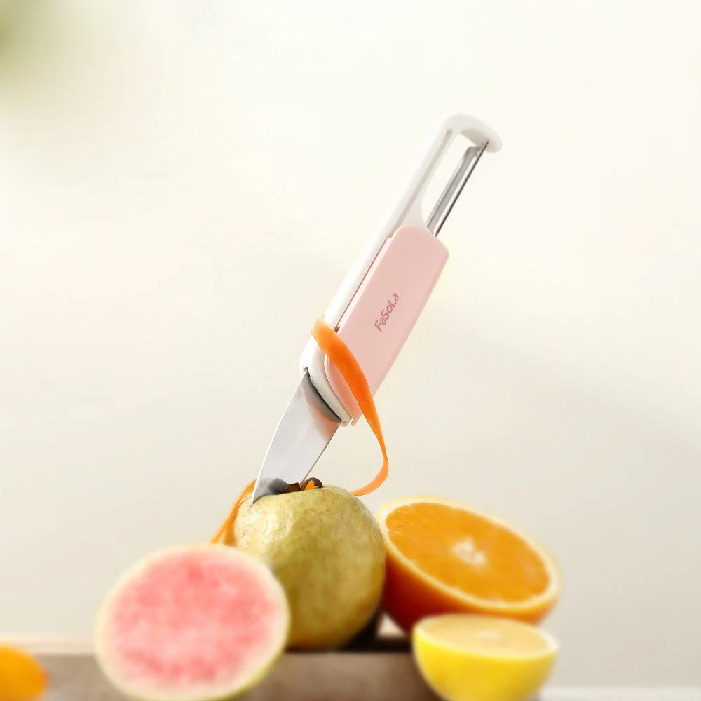 FaSoLa Multifunctional Fruit Knife - Pink - Image 2
