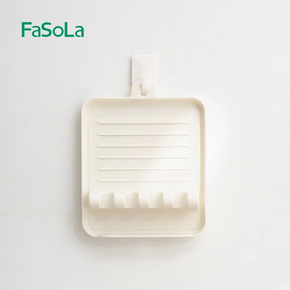 FaSoLa Multifunctional Spatula and Lid Holder - White, 16*12.7*5cm - Image 3