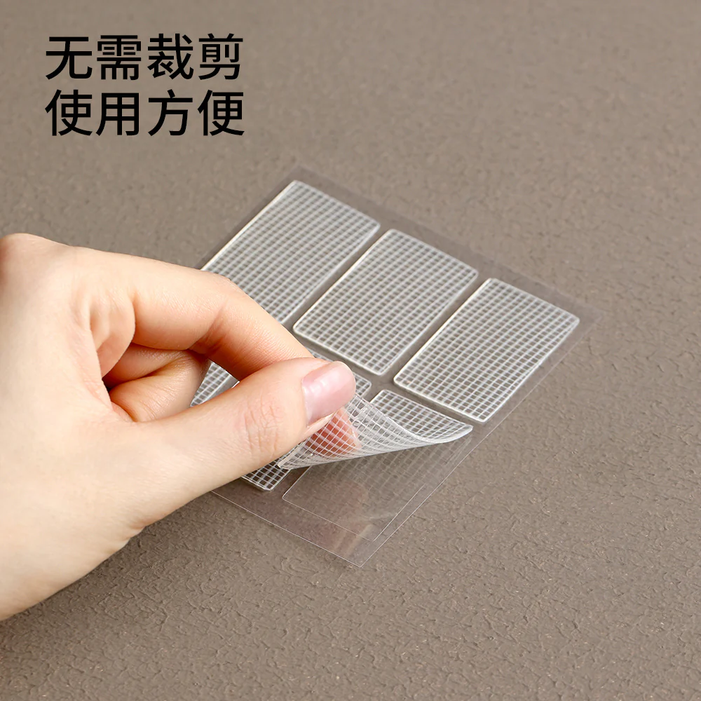 FaSoLa Nano Adhesive Pads - White, 6 Pieces - Image 4