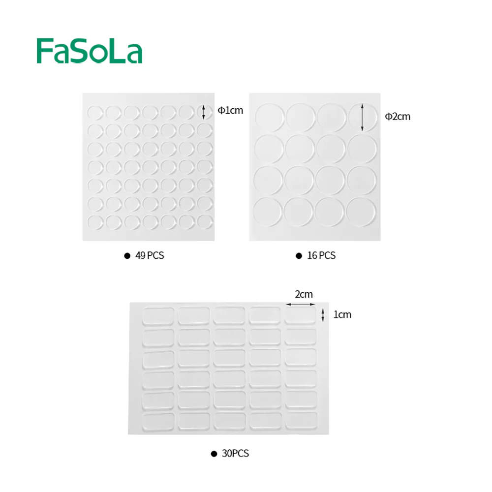FaSoLa Nano Adhesive Transparent Pads - 3 Sheets - Image 5