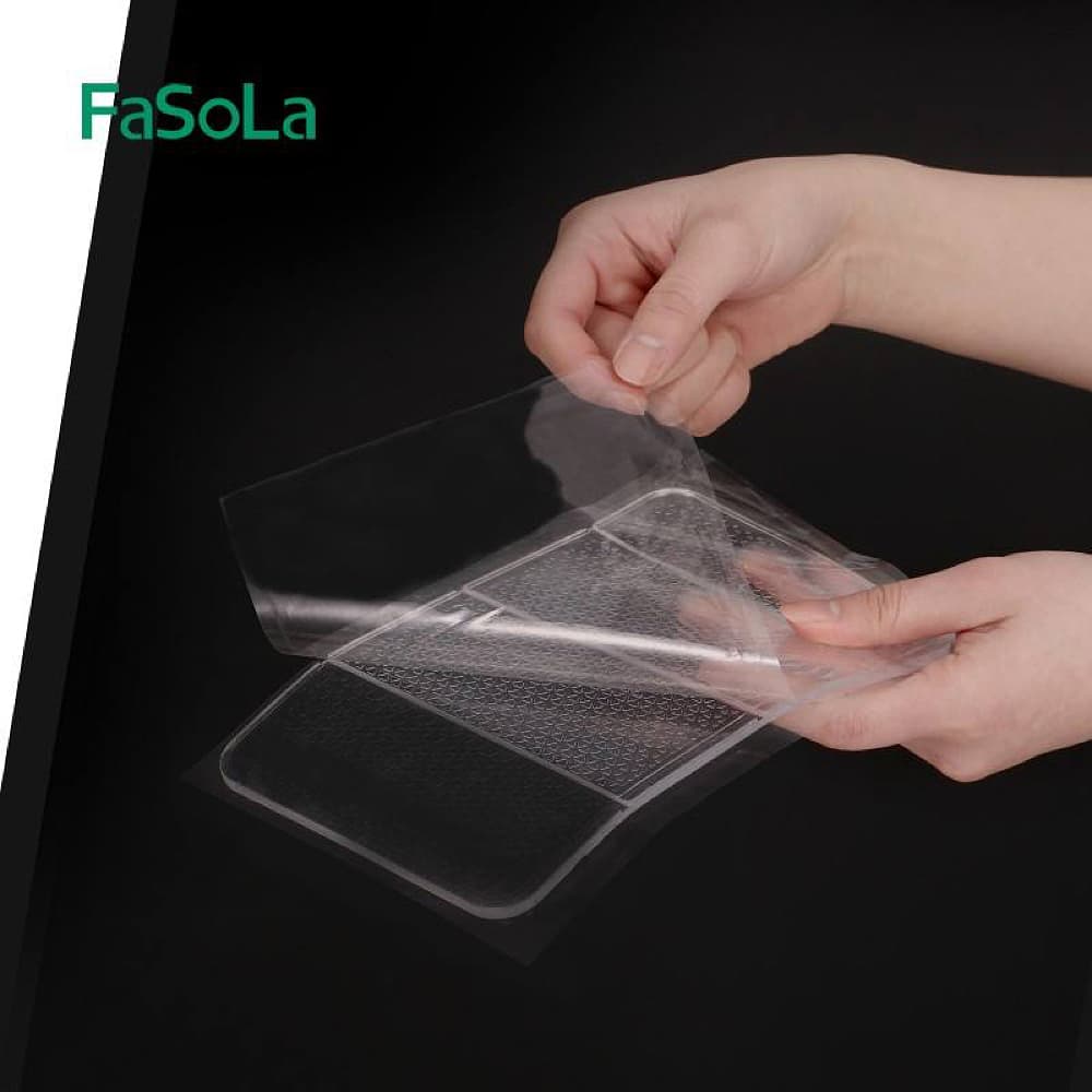 FaSoLa Nano Foldable Anti-Slip Mat - Washable, Transparent, 20.5*12.2cm - Image 6