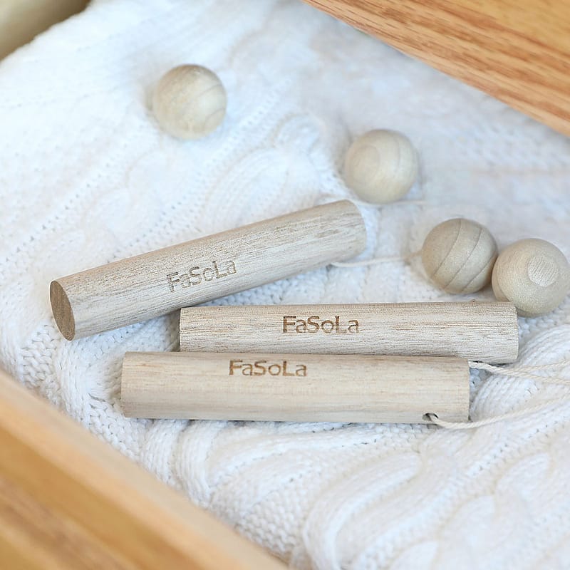 FaSoLa Natural Camphor Wood Balls - Pack of 20 - Image 4