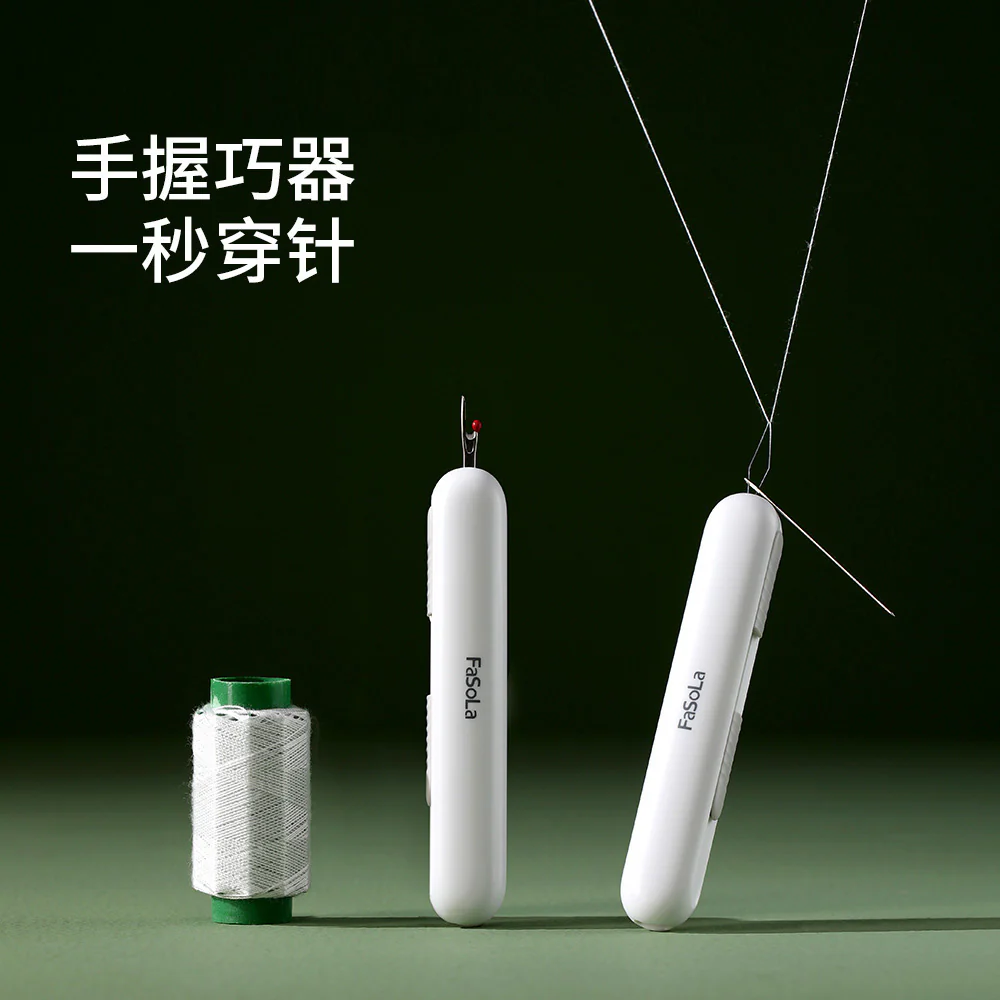 FaSoLa Needle Threader and Seam Ripper - White