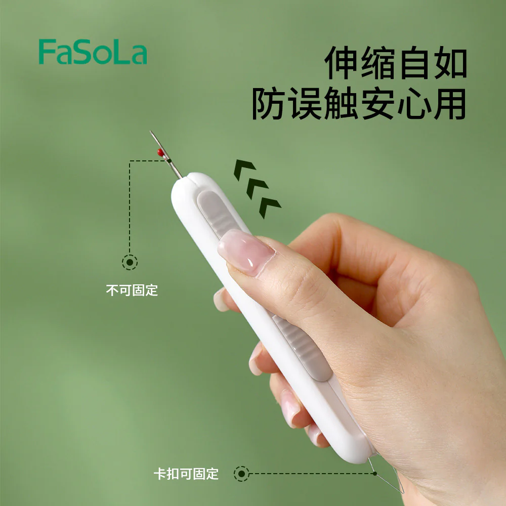 FaSoLa Needle Threader and Seam Ripper - White - Image 2