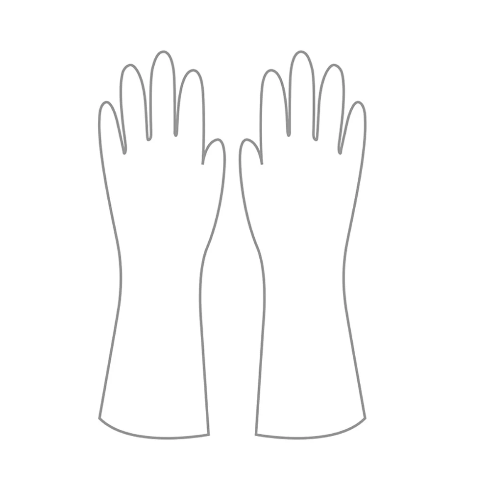 FaSoLa Nitrile Household Gloves S Size - Semi-Transparent White, 30 Pieces - Image 5