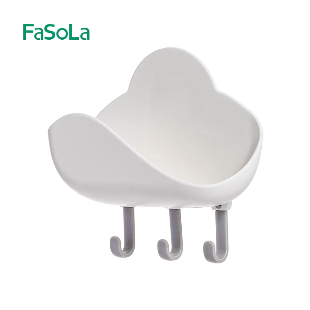 FaSoLa No-Drill Cloud Hooks - White, 12*3.6*12cm - Image 7