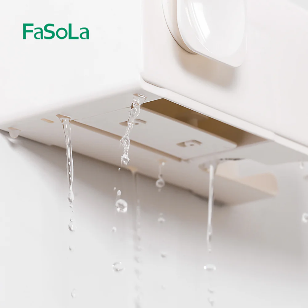 FaSoLa No-Drill Hair Dryer Holder - Off-White - Image 3