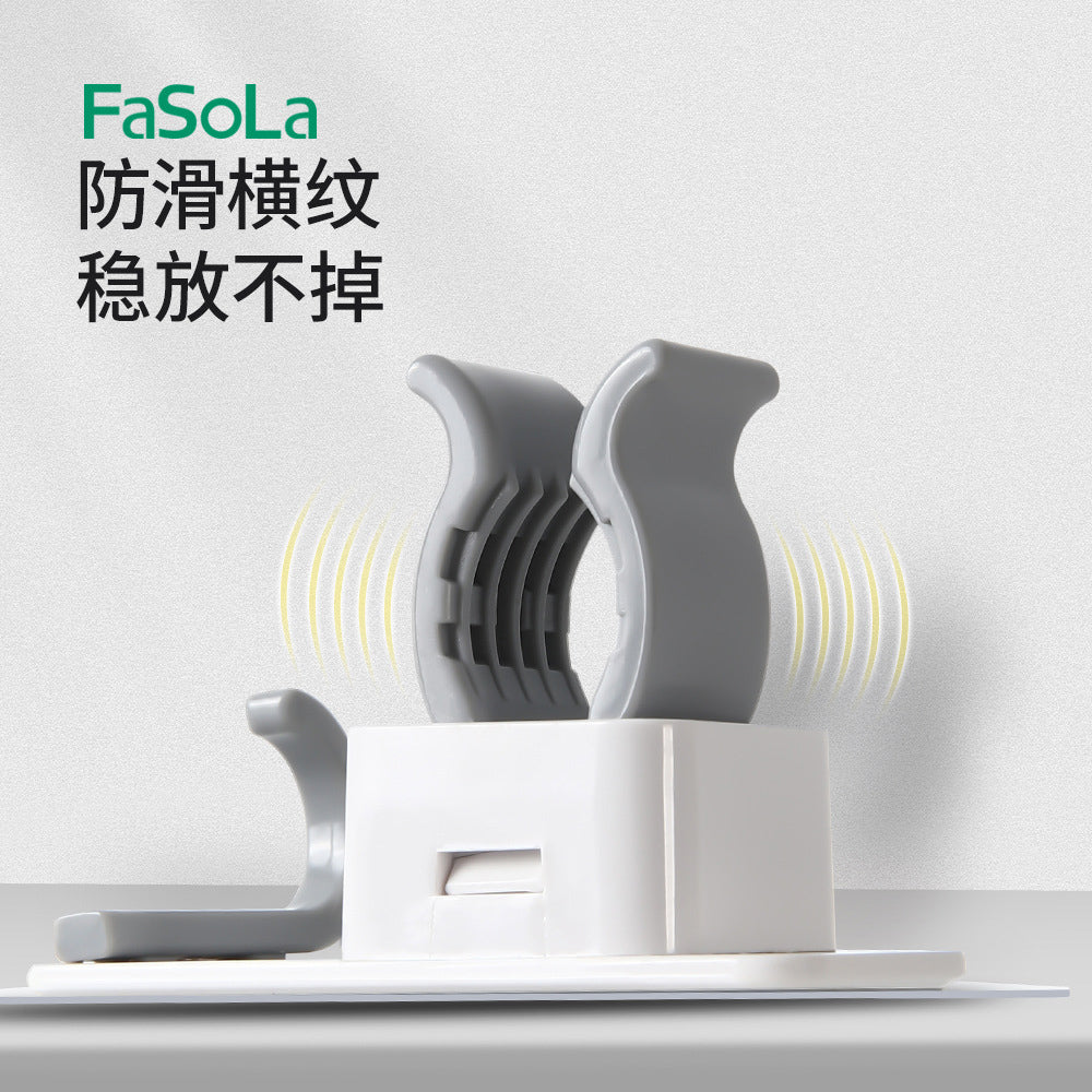 FaSoLa No-Drill Mop Holder - White X3 - Image 4