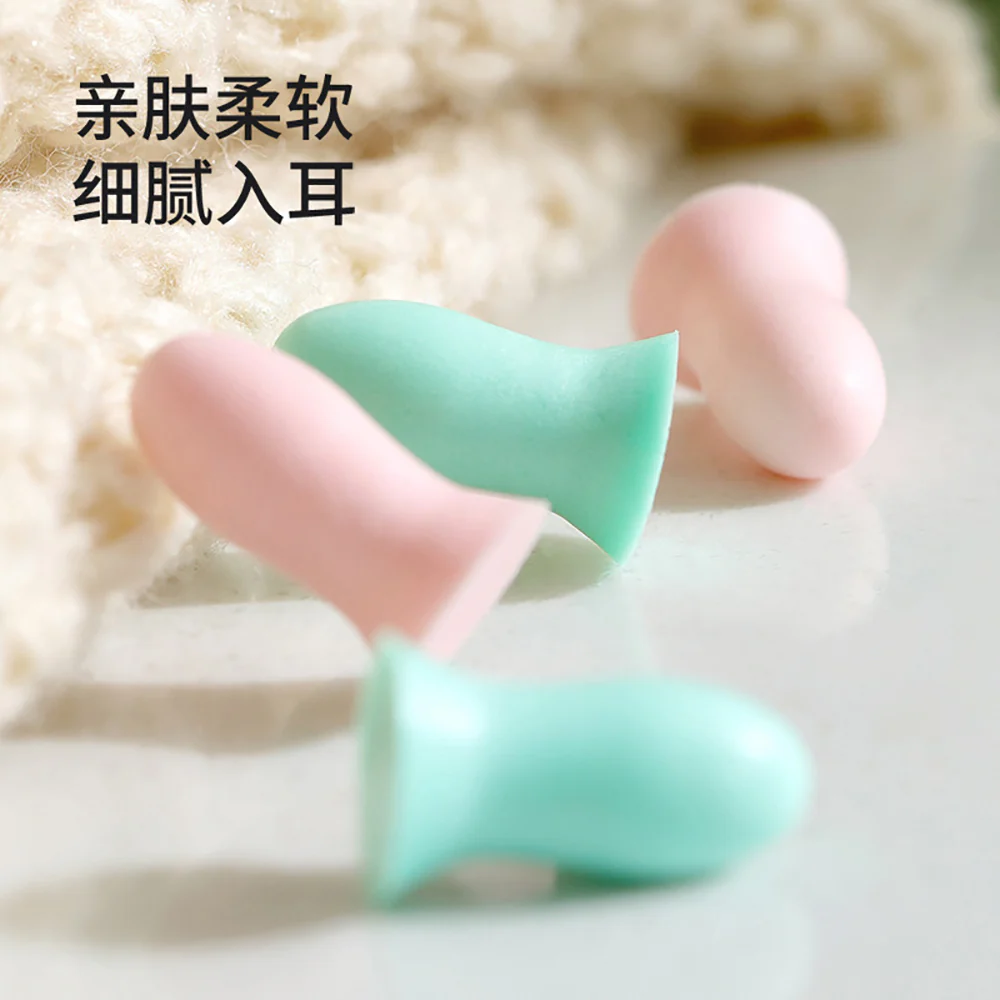 FaSoLa Noise-Cancelling Earplugs - Light Pink, Pack of 10 - Image 4