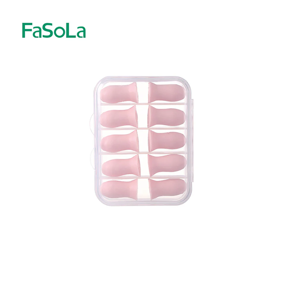 FaSoLa Noise-Cancelling Earplugs - Light Pink, Pack of 10 - Image 5