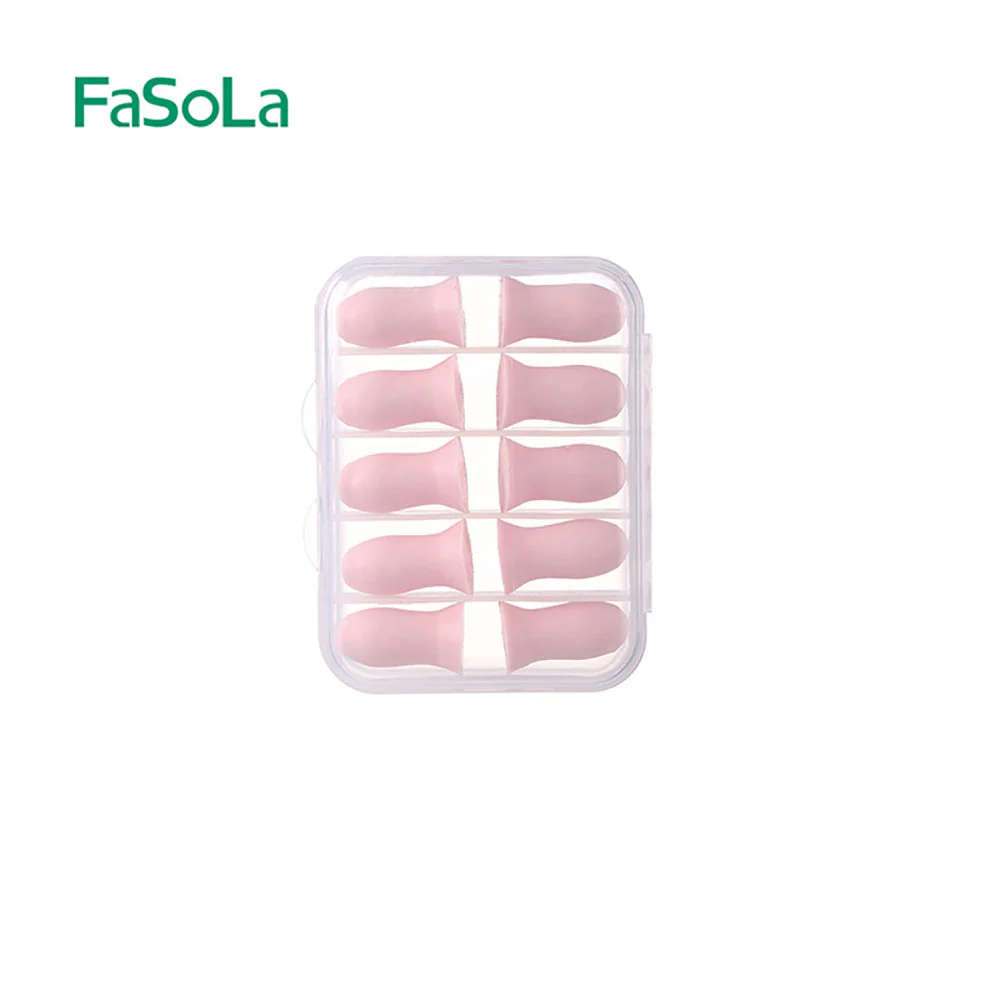 FaSoLa Noise-Cancelling Earplugs - Light Pink, Pack of 10 X3 - Image 5