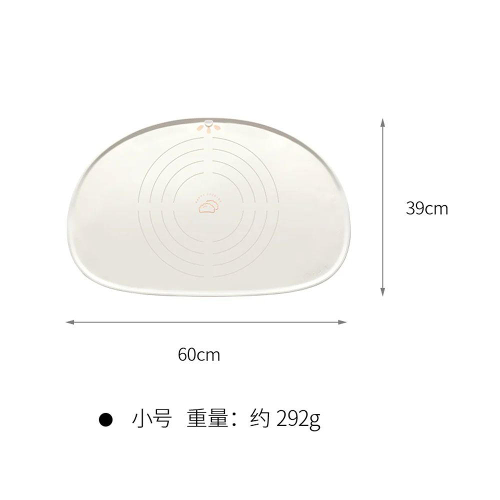 FaSoLa Non-Slip Silicone Kneading Mat - Small, 60x39x0.4cm, Off-White - Image 5