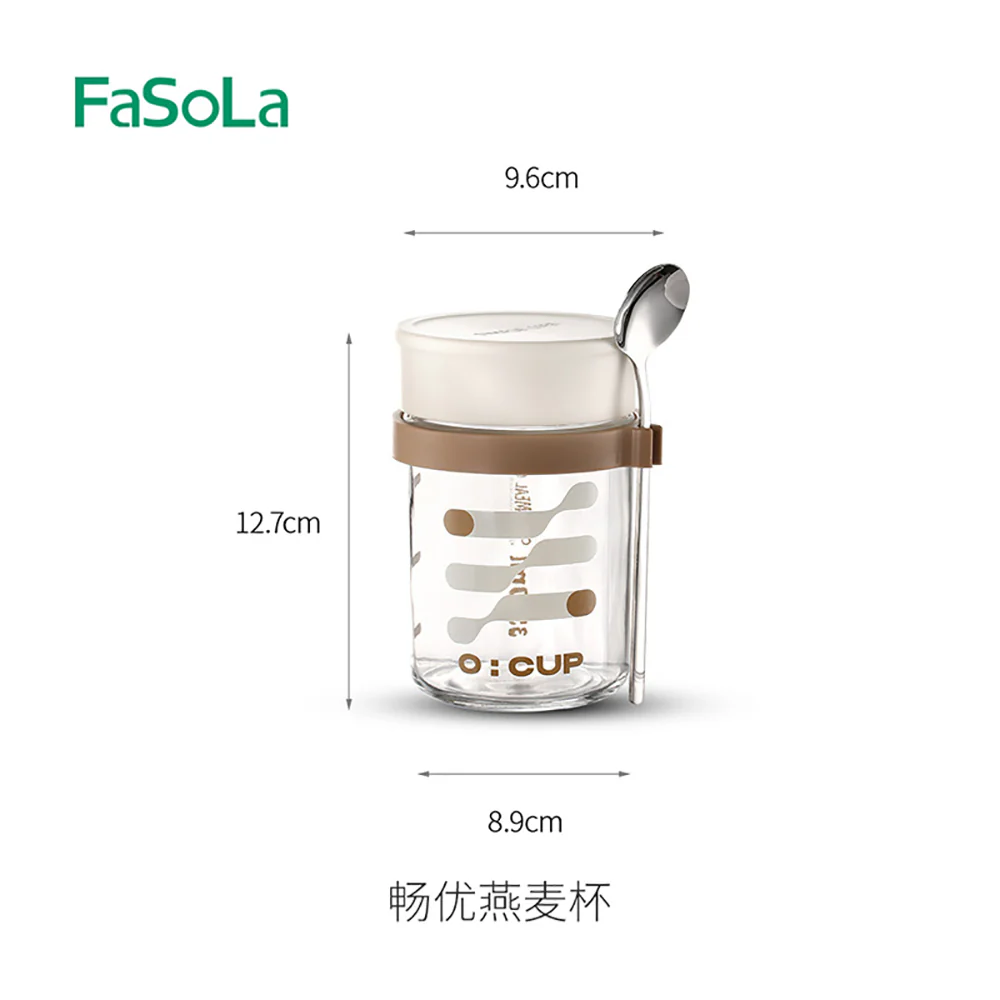 Fasola Oatmeal Cup - White - Image 5