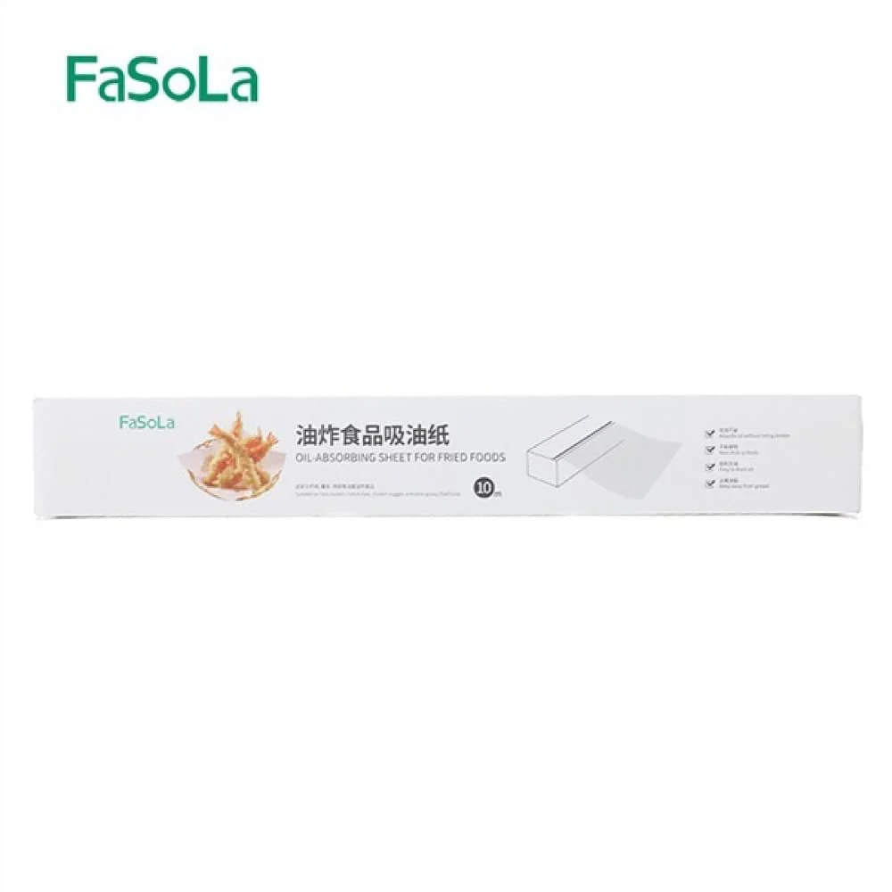 FaSoLa Oil-Absorbing Paper for Fried Food - 50 Sheets, 21.8*19.7cm - Image 4