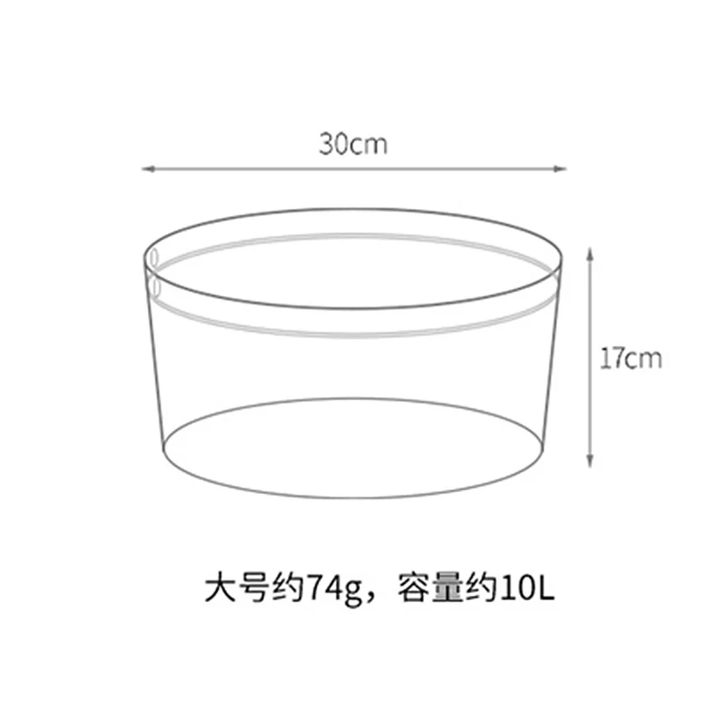 FaSoLa Outdoor Foldable Water Basin - Large, Transparent - Image 5