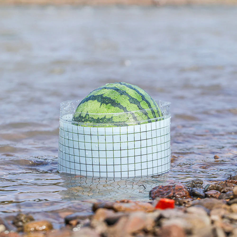 FaSoLa Outdoor Foldable Water Basin - Small Blue Checkered - Image 3