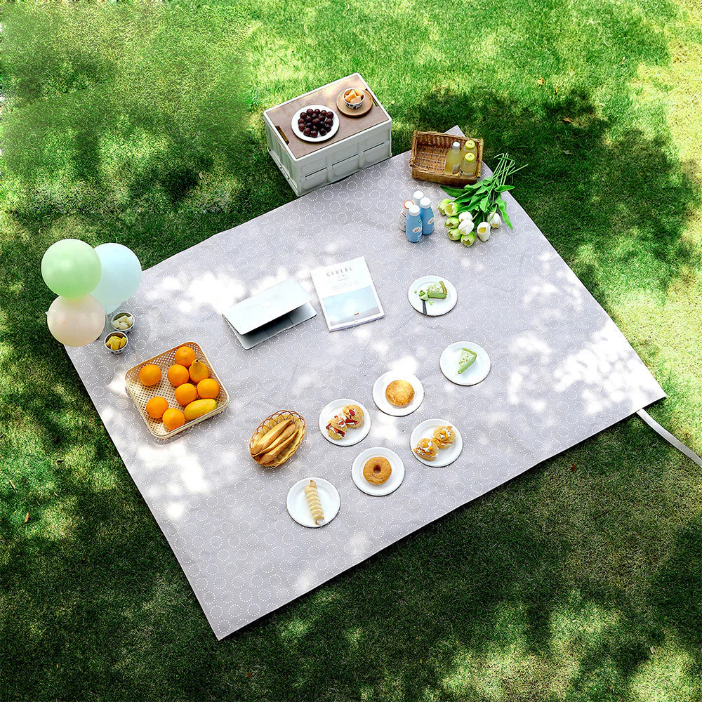 FaSoLa Outdoor Picnic Mat Khaki - Small - Image 2