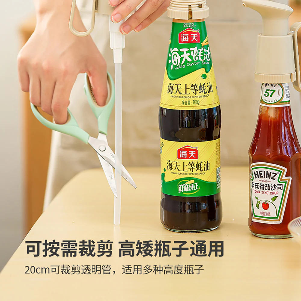 FaSoLa Oyster Sauce Dispenser - Grey White - Image 5