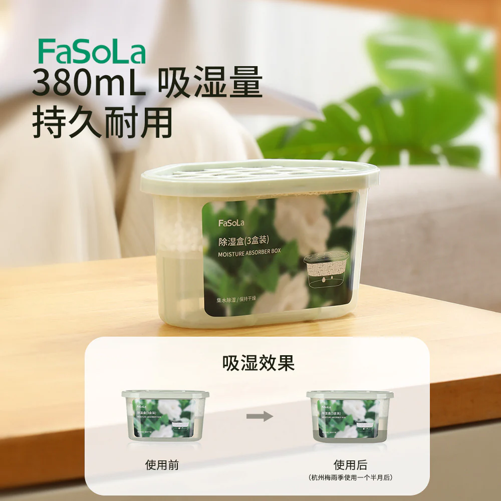 FaSoLa Peach Scented Moisture Absorber Box - 3 Pack - Image 4