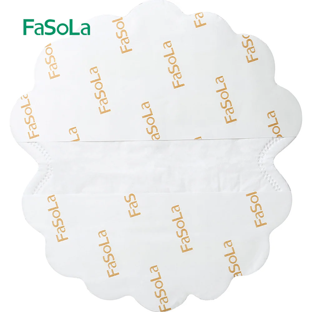 FaSoLa Polymer Underarm Pads - White, 20 Pieces - Image 5
