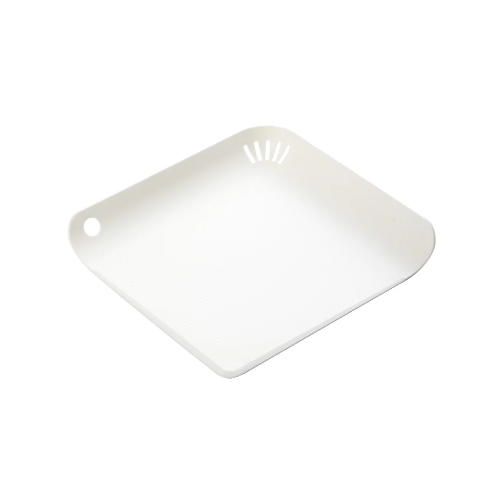 Fasola Portable Cutting Board - White, 23x23x3cm - Image 5