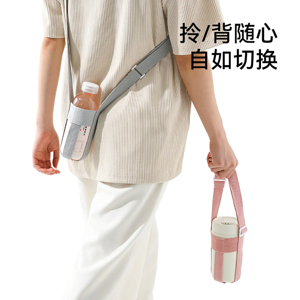 FaSoLa Portable Drink Bottle Strap - Grey - Image 2