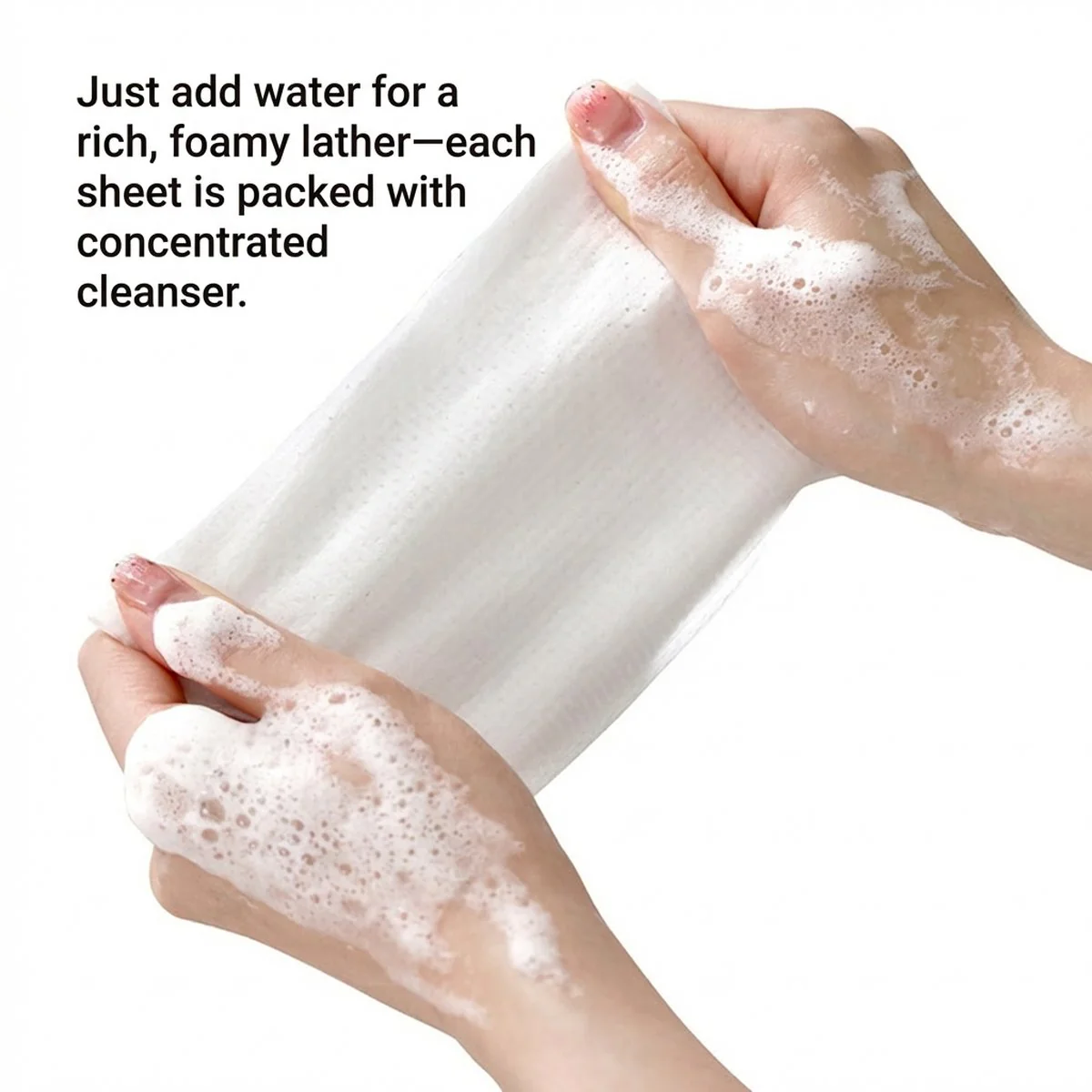 FaSoLa Portable Foaming Dishwashing Wipes - White, 30 Sheets - Pre-Soaped Dish Soap Wipes for Lunch Boxes & Travel - Image 2