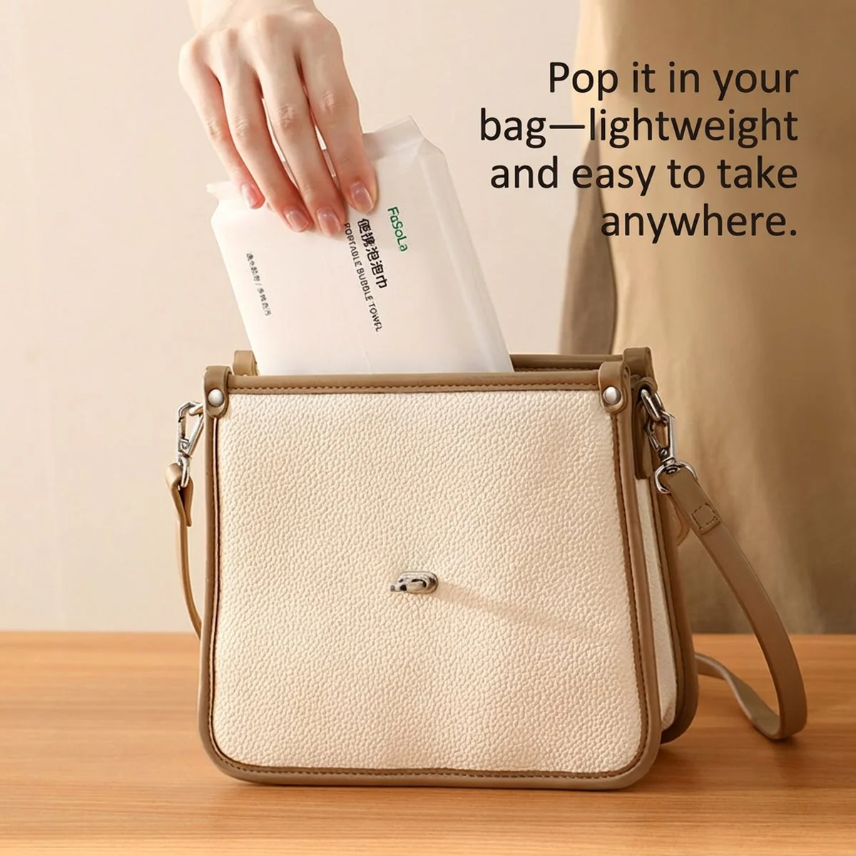 FaSoLa Portable Foaming Dishwashing Wipes - White, 30 Sheets - Pre-Soaped Dish Soap Wipes for Lunch Boxes & Travel - Image 3