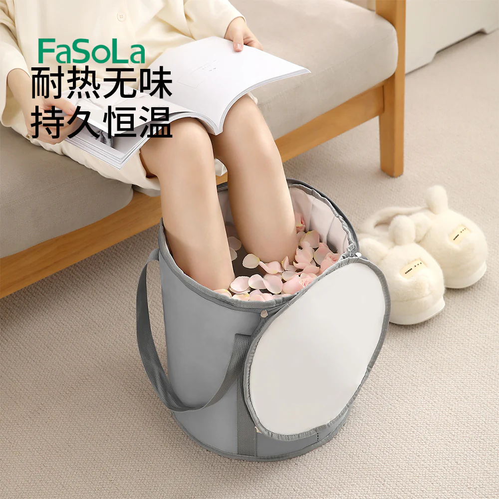 FaSoLa Portable Foot Soak Tub - Gray - Image 2