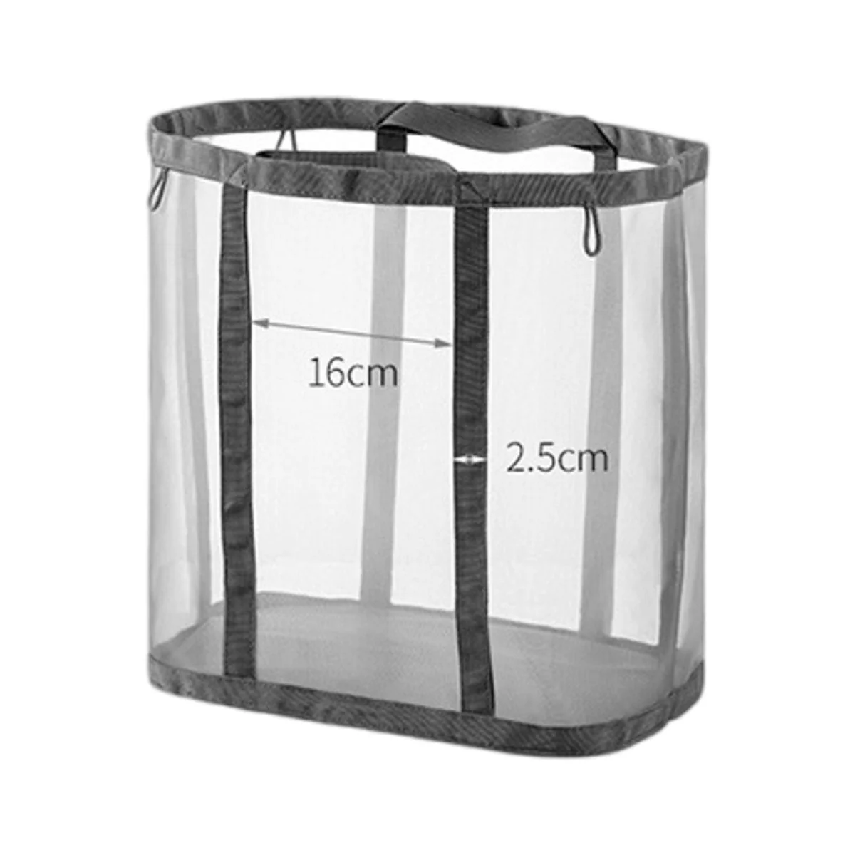FaSoLa Portable Laundry Basket - Gray - Image 4