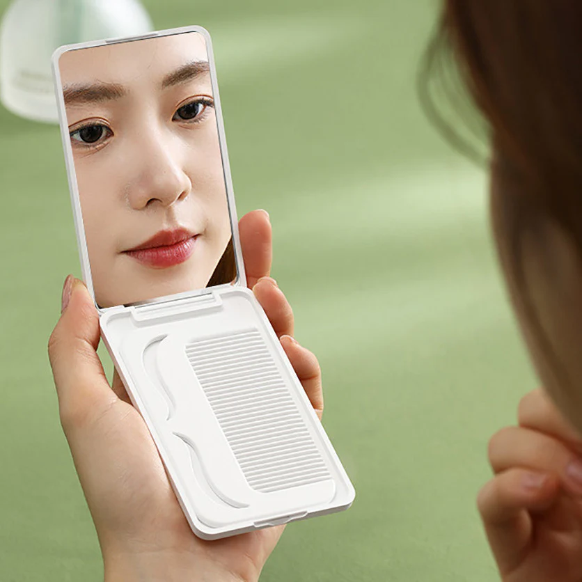 FaSoLa Portable Makeup Mirror - White - Image 2