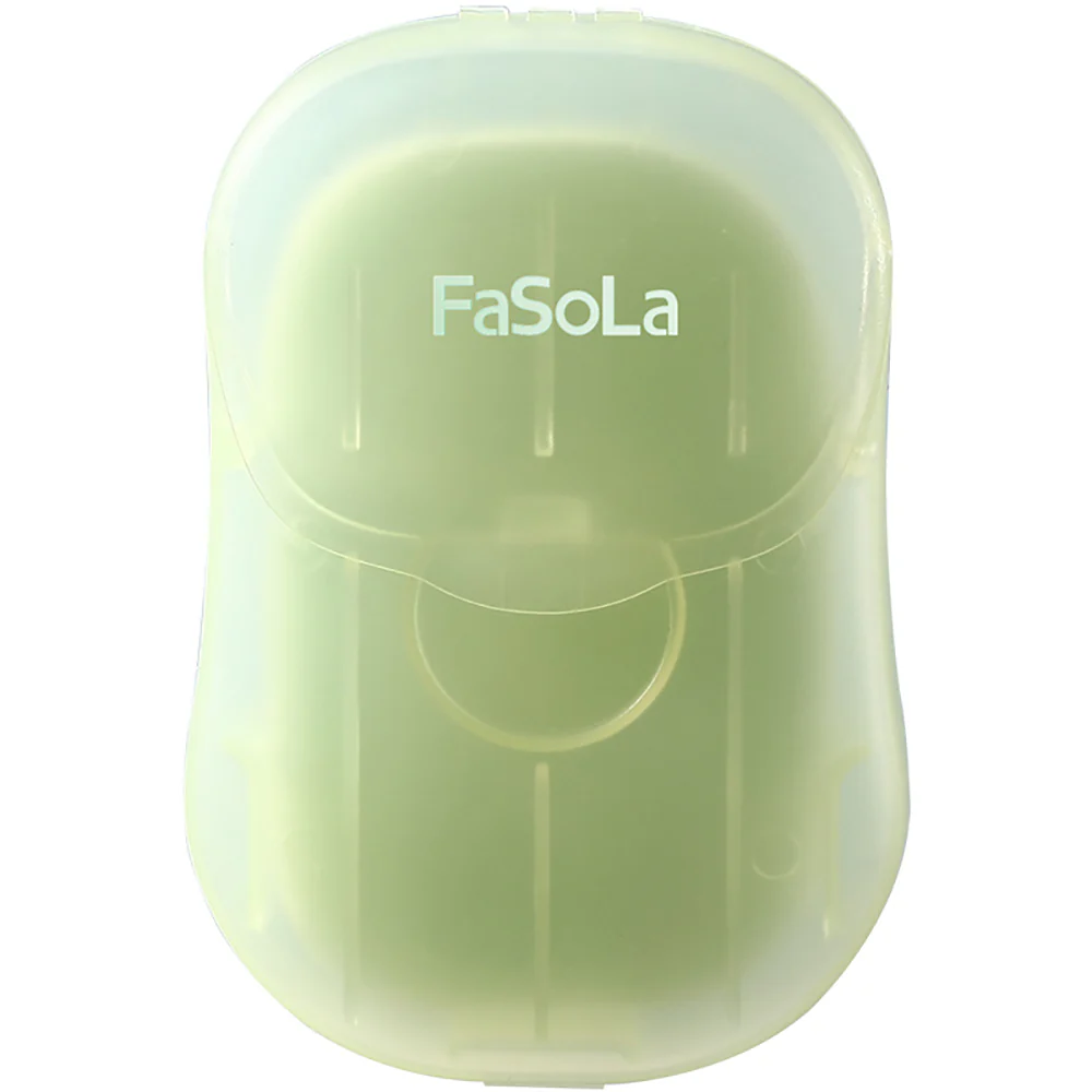 FaSoLa Portable Soap Sheets Green Tea Scent - 50 Sheets - Image 5