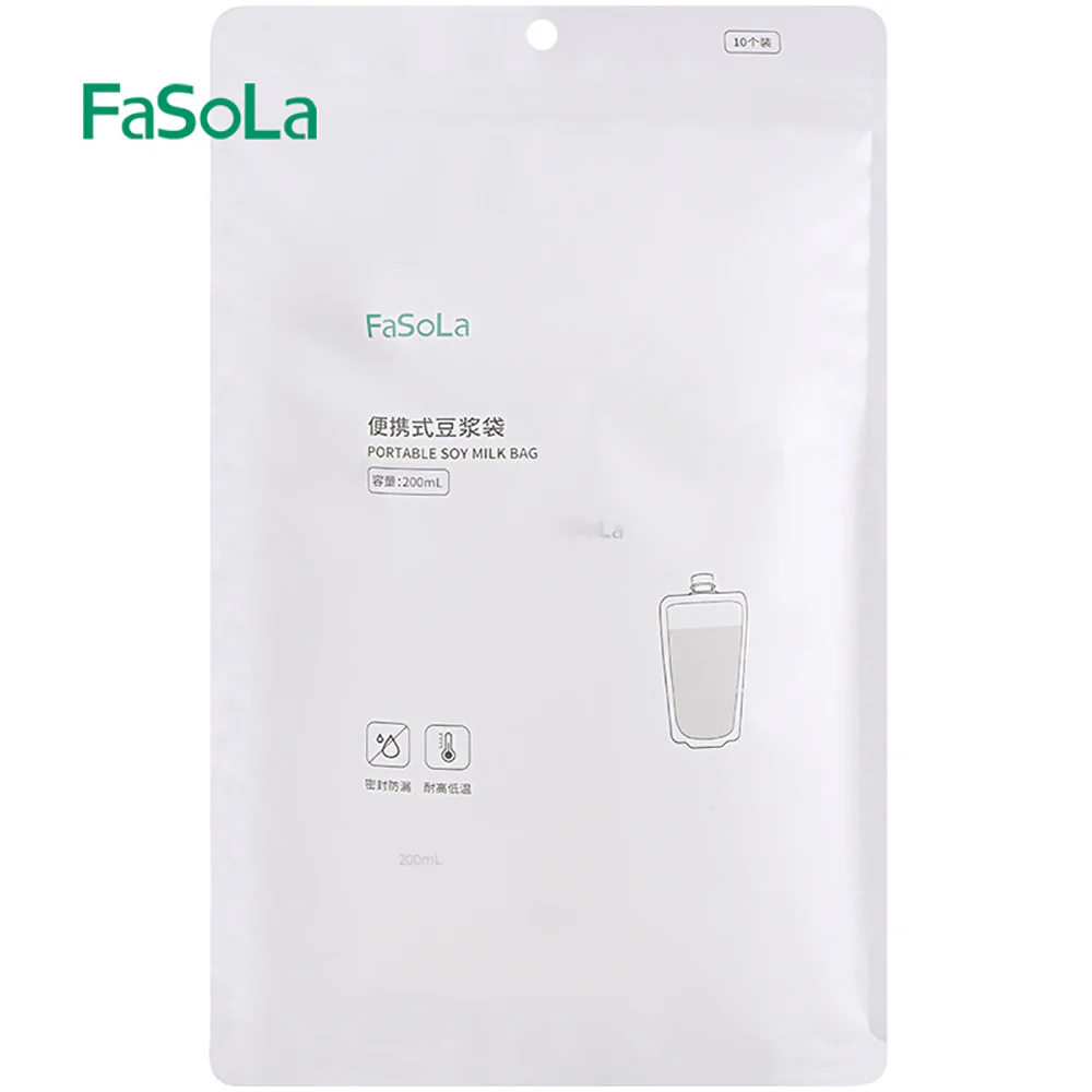 Fasola Portable Soy Milk Bags - 10 Pieces - Image 5