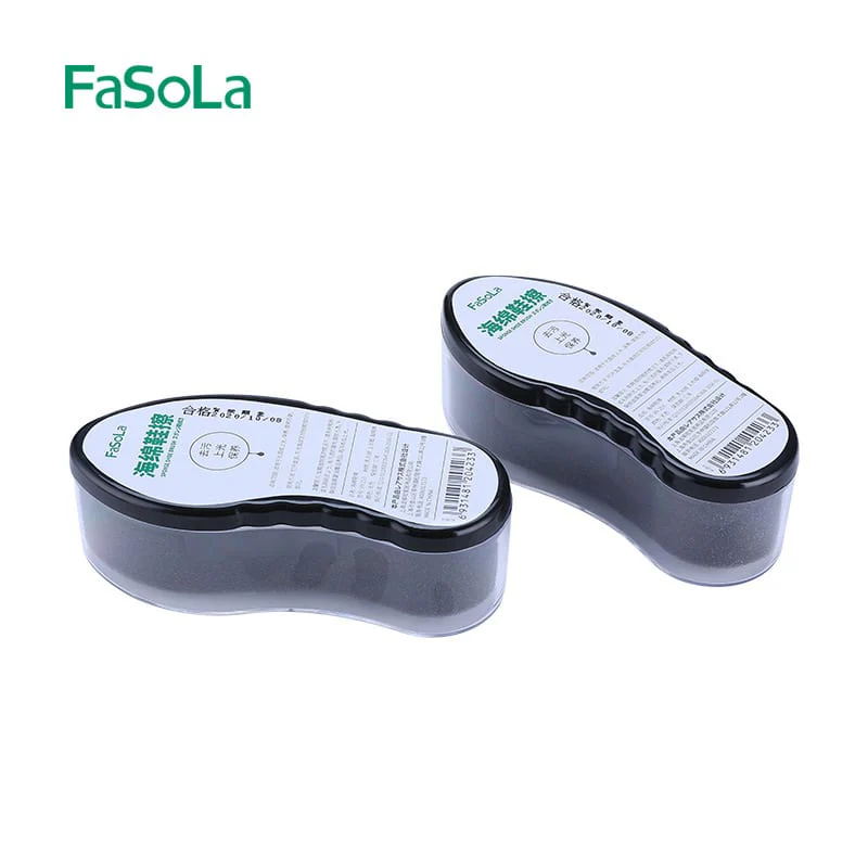 FaSoLa Portable Sponge Shoe Brush - 4.5*13cm - Image 3