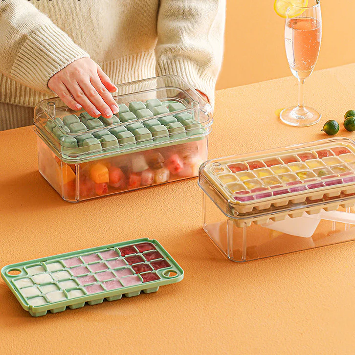 FaSoLa Press Ice Cube Tray - Green