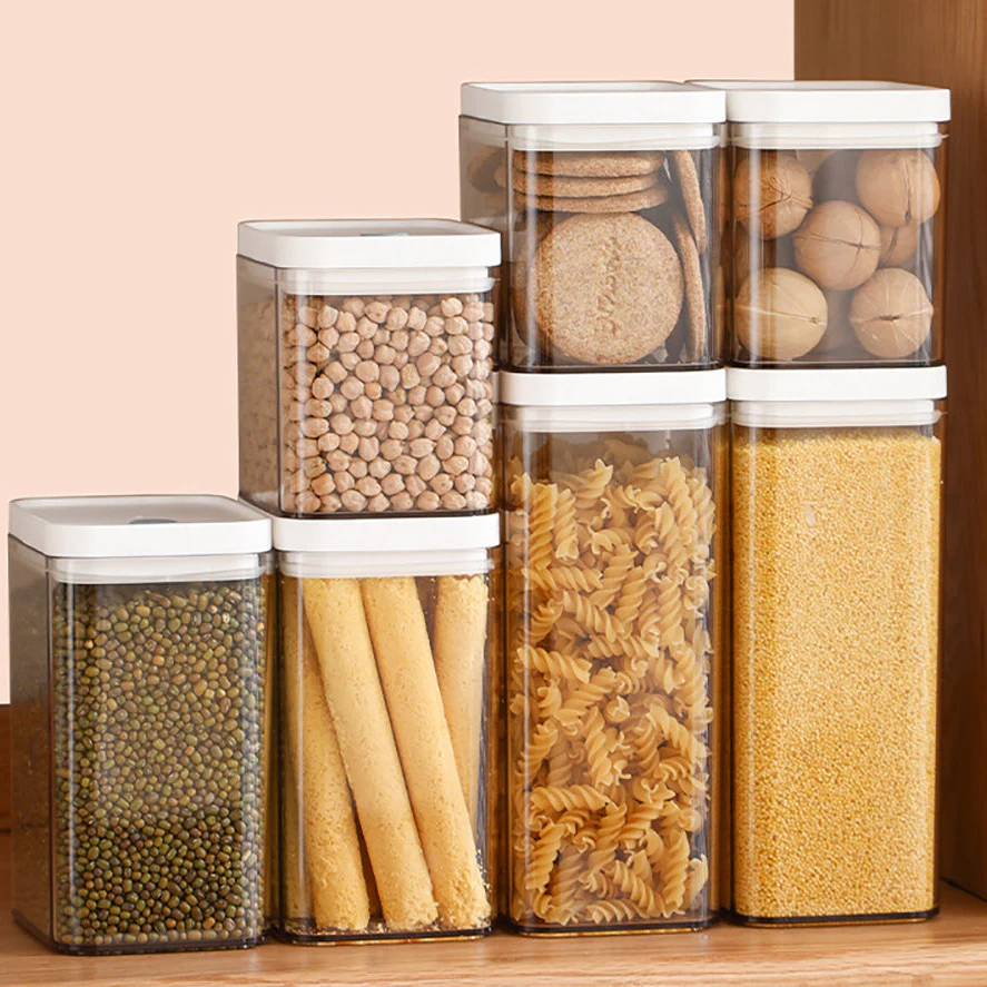 FaSoLa Rectangular Airtight Container White 1500ml - Image 5