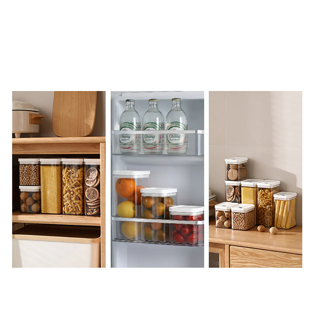 FaSoLa Rectangular Airtight Container White 700ml - Image 2